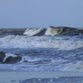 wind op de kust en in het dorp Calantsoog